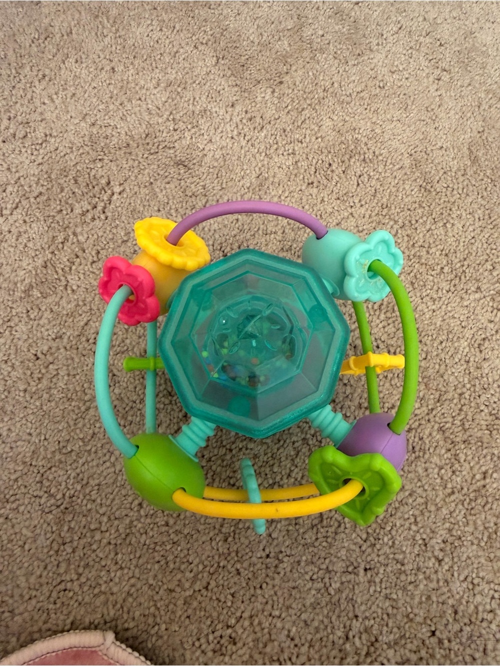 Infantino Multi-Color Sensory Teether & Rattle Toy - Picture 5 of 5